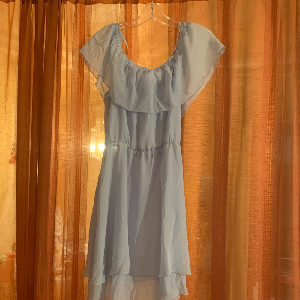 Soft baby blue dress